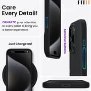 FITIT Magnetic Silicone Case for iPhone 13 ProMax 6.7-Inch, Compatible with all MagSafe accessories, Silky-Soft Touch Full-Body Protective Phone Case, Shockproof Cover - Black