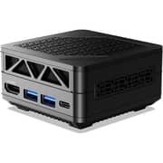 Minisforum Mercury Series EM680 Mini Desktop PC - AMD Ryzen 7-6800U / 512GB SSD / 16GB RAM / Shared AMD Radeon 680M Graphics / Windows 11 Pro / Black + Logitech MK220 Mouse And Keyboard Combo