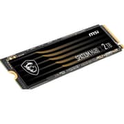 MSI Spatium M480 PCIe 4.0 Internal SSD NVMe M.2 2TB Black SM480N2TB
