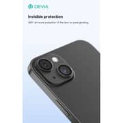 Devia Crystal Camera Lens Protector Clear iPhone 15/15 Plus Pack of 2pcs