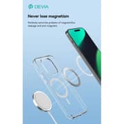 Devia Magnetic Shockproof Case Transparent Apple iPhone 15