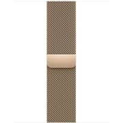 Apple Milanese Loop Watch Band 45mm Gold