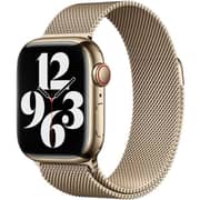 Apple Milanese Loop Watch Band 45mm Gold