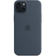 Apple Silicone Case With Magsafe Storm Blue iPhone 15 Plus