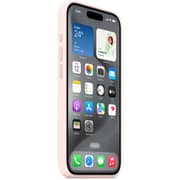 Apple Silicone Case With Magsafe Light Pink iPhone 15 Pro