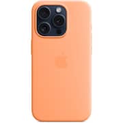 Apple Silicone Case With Magsafe Orange Sorbet iPhone 15 Pro