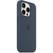 Apple Silicone Case With Magsafe Storm Blue iPhone 15 Pro