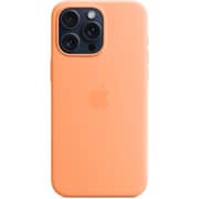 Apple Silicone Case With Magsafe Orange Sorbet iPhone 15 Pro Max