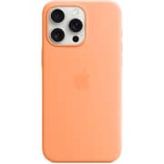Apple Silicone Case With Magsafe Orange Sorbet iPhone 15 Pro Max