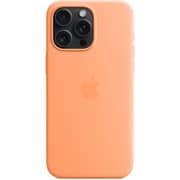 Apple Silicone Case With Magsafe Orange Sorbet iPhone 15 Pro Max