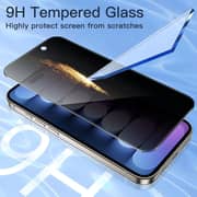 Fitit Privacy Screen Protector for iPhone 15 Pro - Anti-Spy Glass