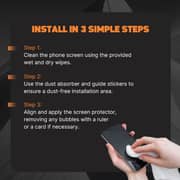 Fitit HD Screen Protector for iPhone 15 Pro - Anti-Spy Glass
