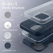 FITIT iPhone 15 Silicon Magnetic Case Blue - FIT-SMG-IP15-BL