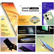 انفينيكس زيرو 30 الهاتف الذكي بسعة 256 جيجا باللون الأرجواني فانتازي ويدعم تقنية 5G 