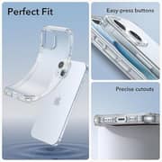 Glassology iPhone 15 Case, Crystal Clear Shockproof Bumper, Anti-Yellowing, Military-Grade Protection - Transparent