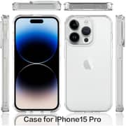 Glassology Clear Case with Screen Protector Clear iPhone 15 Pro Max