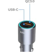 Blupebble Navi Power Car Charger 53W Grey