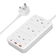 Blupebble BP-PSTRIP6-WH Power Strip