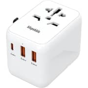 Blupebble BP-TVL0031-WH World Travel Adapter White