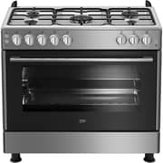 Beko Free Standing 5 Burner Gas Cooker GG15120FXNS