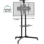 Stargold Floating Bracket With Shelf Black