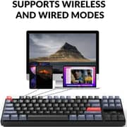 Keychron Pro Wireless Custom Mechanical Keyboard Black - K8P-H3