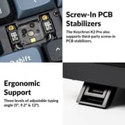 Keychron Pro QMK/VIA Wireless Mechanical Keyboard Black