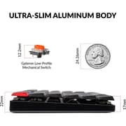 Keychron Pro Wireless Custom Mechanical Keyboard Black - K3P-A1