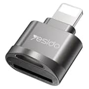 Yesido OTG Card Reader Lightning Silver GS18