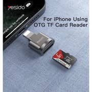 Yesido OTG Card Reader Lightning Silver GS18