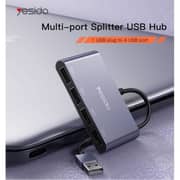 Yesido 4-Port USB 2.0 Hub Adapter
