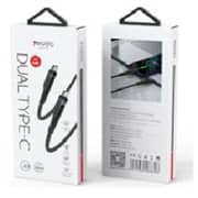Yesido PD Dual Type-C Cable Black