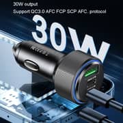 Yesido Super Fast Car Charger Black