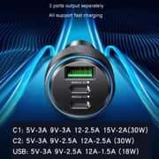 Yesido Super Fast Car Charger Black