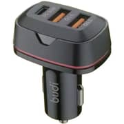 Budi Quick Charge 3.0 Car Charger Black