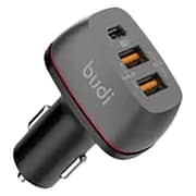 Budi Quick Charge 3.0 Car Charger Black