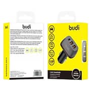 Budi Quick Charge 3.0 Car Charger Black