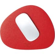 Greedy Farmers Leather Mouse Pad Ruby Woo Red