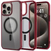 Spigen Ultra Hybrid MagFit Case Frost Deep Red iPhone 15 Pro