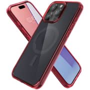 Spigen Ultra Hybrid MagFit Case Frost Deep Red iPhone 15 Pro