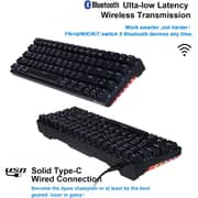 Royal Kludge RK71-HP-BK/BL Mechanical Keyboard - Black/Blue