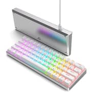 Royal Kludge RK61-HP-WH/BL Wired Gaming Keyboard - White