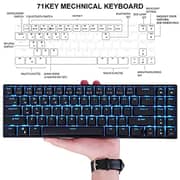 Royal Kludge RK71-HP-BK/BR Wireless Mechanical Keyboard - Black/Brown