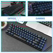 Royal Kludge RK71-HP-BK/BR Wireless Mechanical Keyboard - Black/Brown