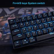 Royal Kludge RK71-HP-BK/BR Wireless Mechanical Keyboard - Black/Brown