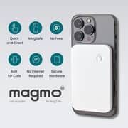 Magmo BUZZV7 Magnetic Snap-on Call Recorder White