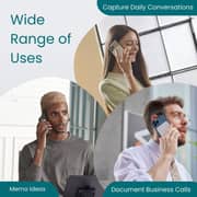 Magmo BUZZV7 Magnetic Snap-on Call Recorder White