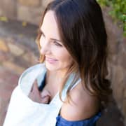 Bebe au Lait Acapulco Cotton Bebe Nursing Cover Blue