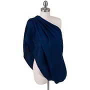 Bebe au Lait Carmel Bay Deluxe Muslin Nursing Scarf Blue