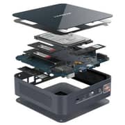 Morefine S500+ Gaming (2021) Mini Desktop PC - AMD Ryzen 9-5900HX / 500GB SSD / 32GB RAM / Windows 11 / Black